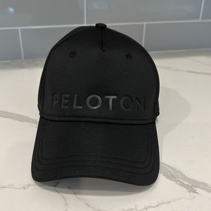 Peloton Baseball Cap Hat Classic Black Adjustable One Size